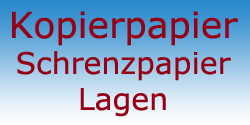 Kopierpapier-Schrenz Lagen
